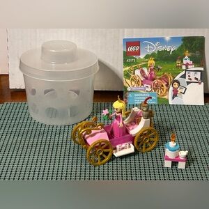 LEGO Set #43173 Disney Princess Aurora’s Royal Carriage-62 pcs Complete Retired